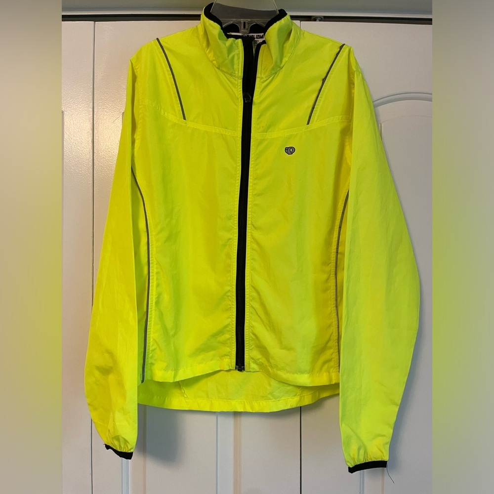 Pearl Izumi neon jacket.